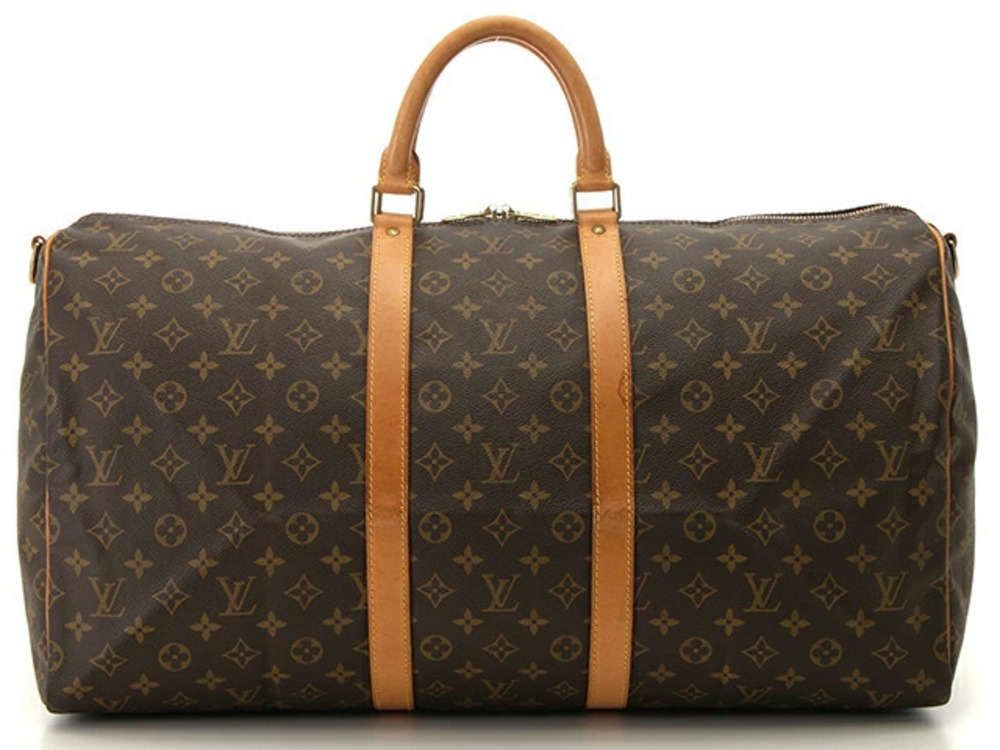 LOUIS VUITTON Keepall Bandouliere Boston Bag Travel Monogram